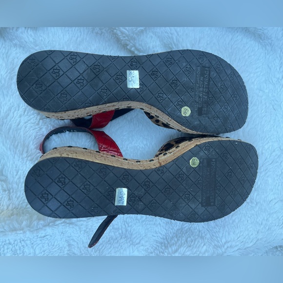 Donald J Pliner wedge sandals 6 1/2 - Picture 6 of 12
